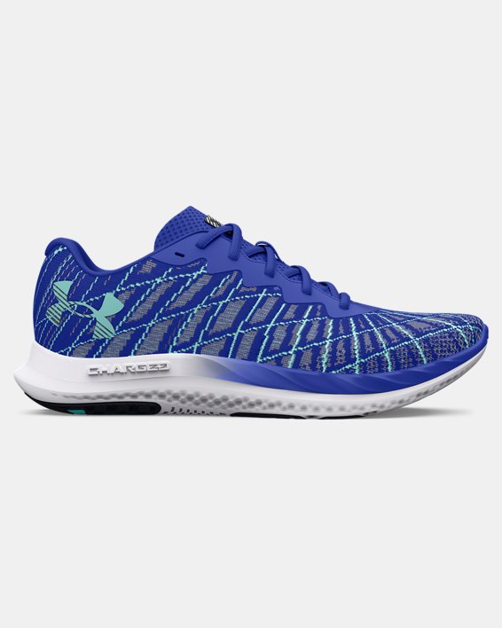 Men's UA Charged Breeze 2 Running Shoes in Blue image number 0